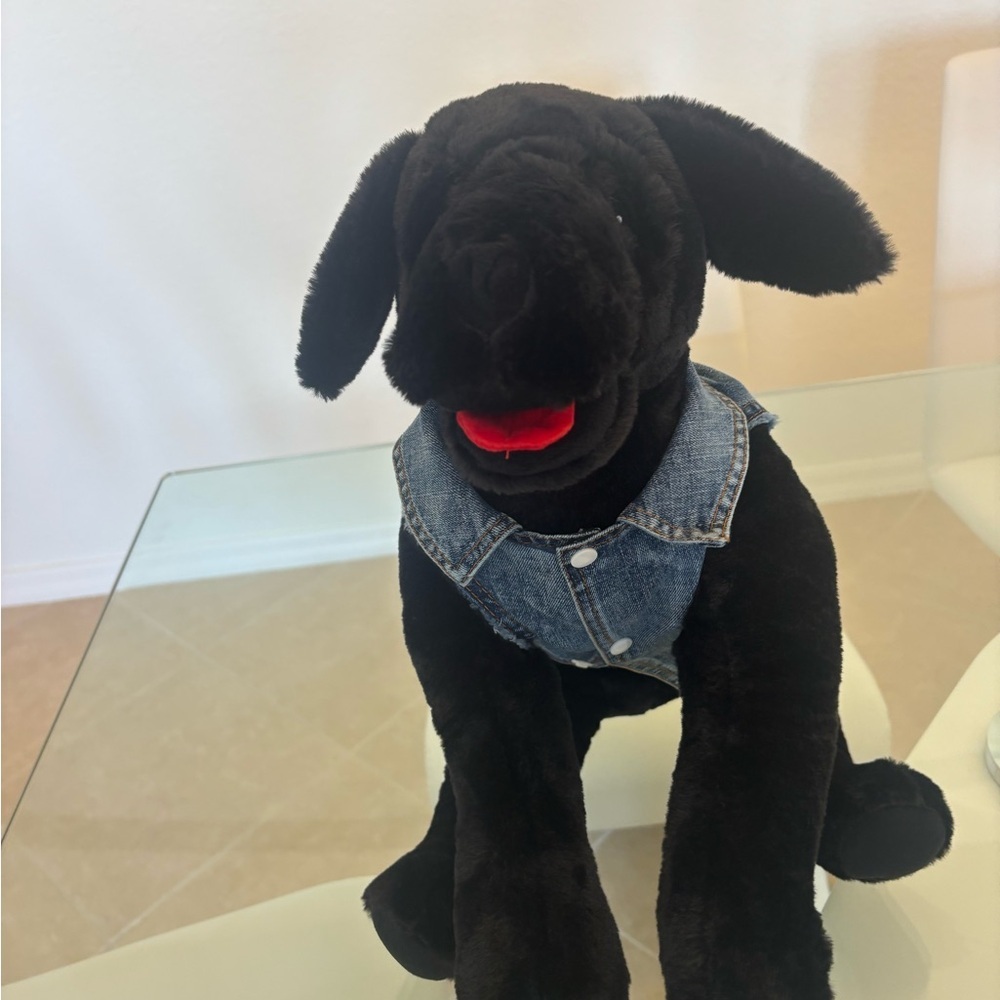 Stylish Blue Denim Dog Jacket - Picture 5 of 7